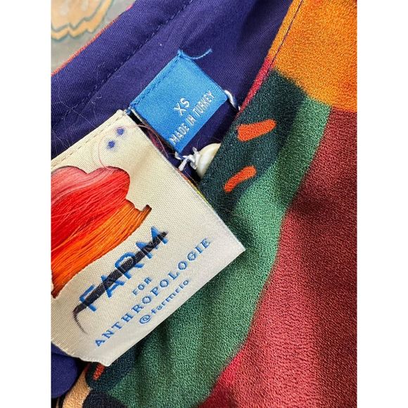 New Anthropologie Farm Rio Ruffled Jumpsuit size Xs - Picture 6 of 7